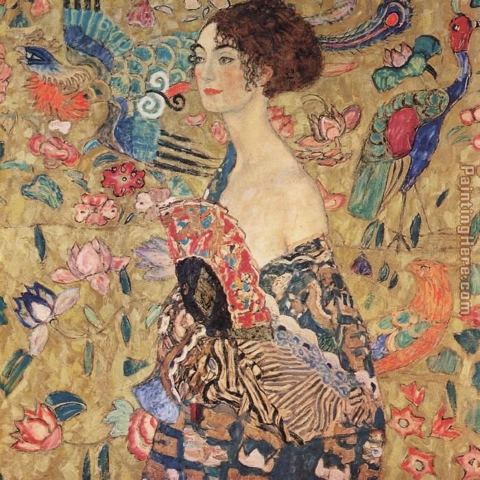 Gustav Klimt Donna con ventaglio (Woman with Fan)